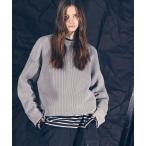 ショッピングmiddle メンズ ニット 「UNISEX」Middle Gauge Rib Prime-Over Crew Neck Knit Pullover/ミドルゲージリ