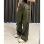  брюки-карго [SETUP7] draw -тактный кольцо Jog брюки брюки-джоггеры KNF037 женский 