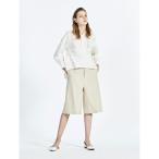 パンツ センタープレスハーフパンツ レディース