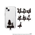各種スマートフォン対応 Premium Style ディズニー シルエットストラップホルダー
