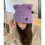 ニット帽 ニットキャップ 猫耳ニットキャップ レディース