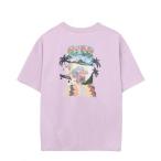 tシャツ BIARRITZ LIFE/ロキシーサーフバックプリント半袖カットソー レディース