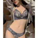 ショッピングブラジャー ショーツ セット ブラジャー ショーツセット バイカラーノンワイヤーブラジャー＆ショーツセット