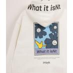 パーカー 「0」「(What it isNt) ART BY MARK GONZALES/ワットイットイズント マークゴンザレス」アートデザイン バッ