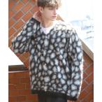  кардиган UNIVERD72mohe прикреплять кардиган (LEOPARD) мужской женский 