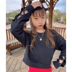 トレーナー RandS 袖クロスデザインTR キッズ 子供服 女の子