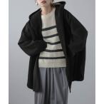 ショッピングポンチョ ポンチョ フード付きポンチョコート レディース