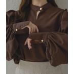 ブラウス シャツ 「前後２WAY」フェイクスウェードボリュームブラウス／「WEB/EC限定商品」 レディース