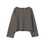 tシャツ SHIPS Primary Navy Label_「洗濯機可能」ボリューム ワイド ボーダー プルオーバー レディース