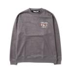 トレーナー スウェット 「UNIIT/ユニット」フェイクスエード ワンポイント刺繍　クルーネック　スウェット　トレーナー メンズ レディース