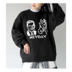 ニット セーター ポニー BIGジャガードニット レディース