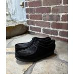 デッキシューズ Wallabee Black Hair On メンズ
