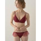 ブラジャー ショーツセット 「LILY BROWN Lingerie」グロッシーチュール/ノンワイヤーブラ・ショーツセット