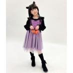 ワンピース キラキラチュール切替ワンピ キッズ