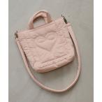 ショルダーバッグ バッグ レディース padded heart bag/ハートモチーフキルティングバッグ