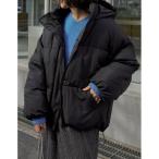 ダウンコート ダウンジャケット 「低身長サイズ有」フード付きスタンドカラーフェイクダウン中綿ジャケット レディース