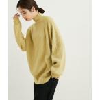 ニット セーター ラグランリブタートル レディース