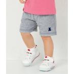 パンツ シルエットベアパイル素材ハーフパンツ キッズ 子供服 男の子 女の子
