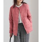 ショッピングベルーナ ジャケット ノーカラージャケット フレンチダウン使いノーカラージャケット レディース