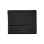 財布 フォッシル 二つ折り財布 メンズ レザー ブラック  SML1392001 メンズ