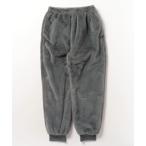 ショッピングnixon パンツ 「UNIIT/ユニット」エコファー　イージーパンツ ふわふわ もこもこ フェイクファー 防寒　セットアップ対応 メンズ レディース