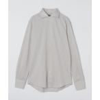 フォーマル シャツ SHIPS_ ALBINI ジャージー ロンスト ワンピースカラー シャツ メンズ