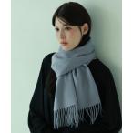 マフラー ストール 「Filomo」カシミヤブレンドマフラーチェック無地 レディース