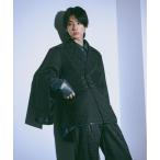 ジャケット テーラードジャケット チャイナジャガードアームスリットジャケット/セットアップ対応 メンズ レディース