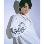 トレーナー スウェット 袖刺繍ヘビーウェイトスウェット メンズ レディース