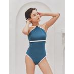 水着 Bi color rib swim wear / バイカラー リブ スイムウェア レディース