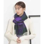 マフラー ストール Joshua Ellis/PRIMARY カシミヤ ブラックウォッチ チェックストール レディース