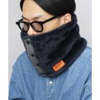 ネックウォーマー スヌード ファーフリース フロントスナップ ネックウォーマー メンズ レディース