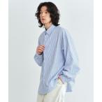 ショッピング柄 シャツ ブラウス メンズ Loose fit stripe shirt / ルーズフィットストライプシャツ