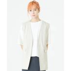 ベスト ジレ VEST/ROIAL(ロイアル)リネンロングジレ レディース