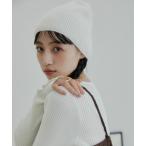ニット帽 ニットキャップ アンゴラ混ニットビーニー レディース