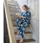 パジャマ ルームウェア 「PAUL＆JOE」クリザンテームプリント ロングスリーブ セットアップ レディース