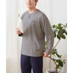 パジャマ COMME CI COMME CA/コムシコムサ　ルームウェア　長袖長パンツ　ミニ裏毛 メンズ