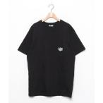 「Dior homme」 刺繍半袖Tシャツ M ブラック メンズ