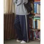 スウェットパンツ ジャージ ダブルラインジャージトラックパンツ レディース