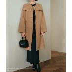 コート アウター ピーターラビットＴＭ×ＩＥＤＩＴ　裏地にキュンとする　ラビット気分のデザインカラーロングコート「ベージュ」 レディース
