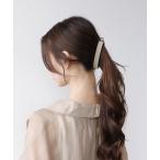 ヘアクリップ マットカラーワイドバナナクリップ