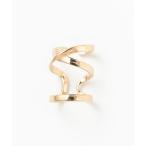 ショッピングイヤーカフ イヤーカフ 「K10」ツイストリボンイヤーカフ/金属アレルギー対応/ニッケルフリー レディース メンズ