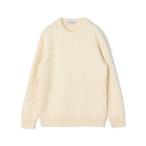 セーター ニット TOMORROWLAND TRICOT スーパーファインラムウール ケーブルクルーネックプルオーバー メンズ