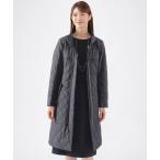 コート アウター 「吸湿発熱」「消臭」キルティングタフタロングコート レディース