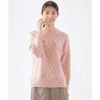 ニット セーター アソートヤーンツィードプルオーバーニット レディース