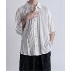 ショッピングシャツ シャツ ブラウス メンズ Various loose regular shirts -melange sheer- / バリアスルーズレギュラーシャツ