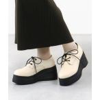 フォーマルシューズ 超厚底トリプルソール　 3ホールレースアップ　ウエッジソールシューズ(1643)/Love Hunter レディース