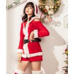 コスプレ レディース 「クリスマス/サンタコスプレ」レッグウォーマー付きセットアップ 3点セット