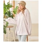 トレーナー スウェット 小花柄 ボリ