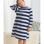 ワンピース キッズふわ軽静電気防止マイクロフリースワンピース長袖 キッズ 子供服 女の子